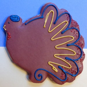Turkey with Yarmulke for Thanksgivukah