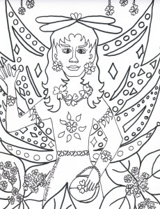 Click for Free Coloring Page of Silka the Fairy