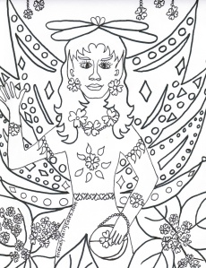 Click for Free Coloring Page of Silka the Fairy