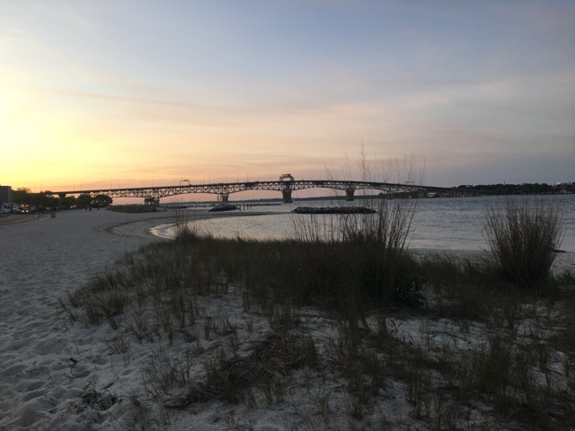 Sunset at Yorktown Beach