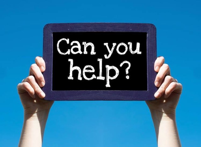 Can you help? Sign
