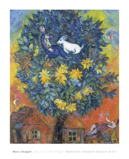 Chagall Autumn in the Village